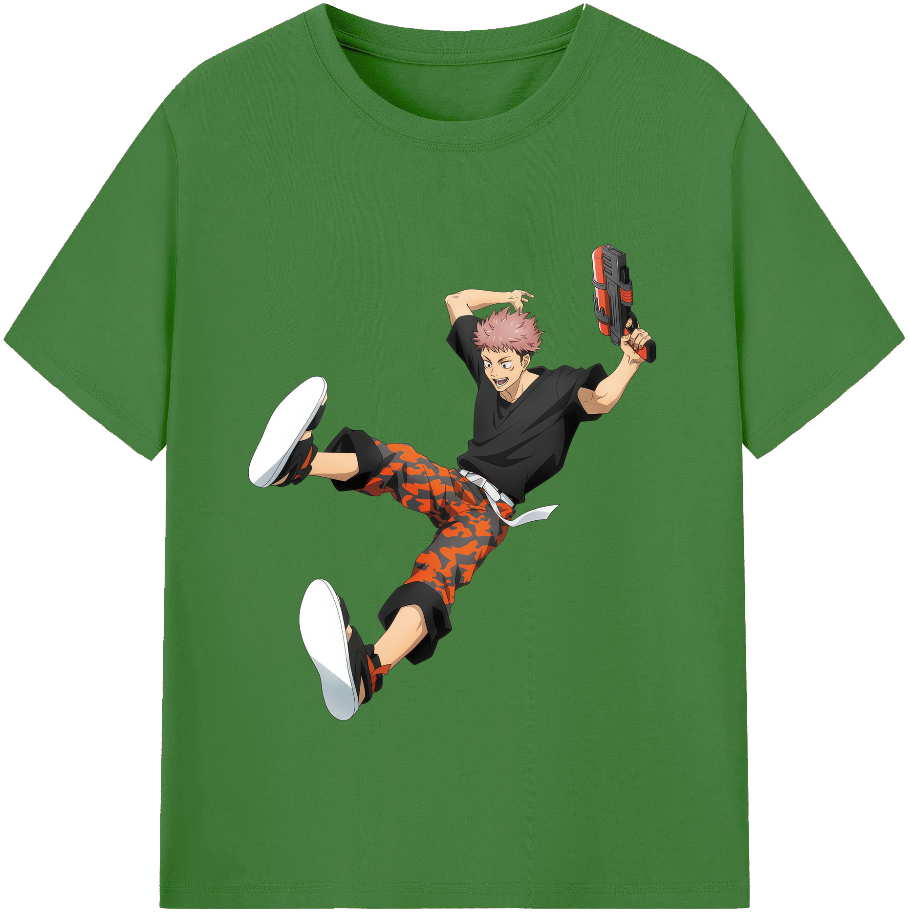 （画像用） 呪術廻戦 Jujutsu Kaisen レディースカジュアルプリントTシャツ（綿100％）